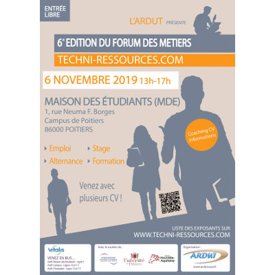 Forum des métiers « Techni-Ressources.com » à Poitiers
