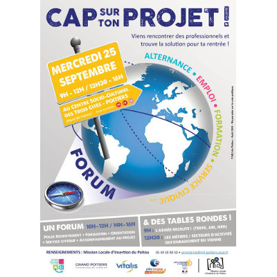 Forum « Cap sur ton projet ! » à Poitiers