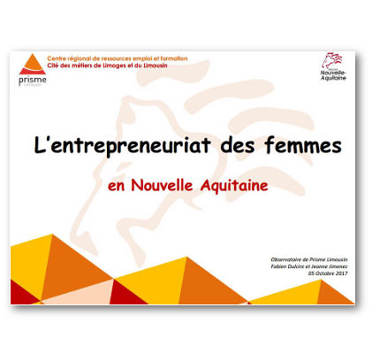 L'entrepreneuriat des femmes en Nouvelle-Aquitaine