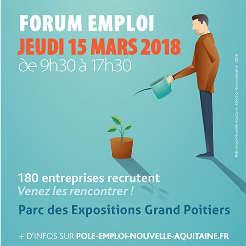 Forum emploi le 15 mars à Poitiers