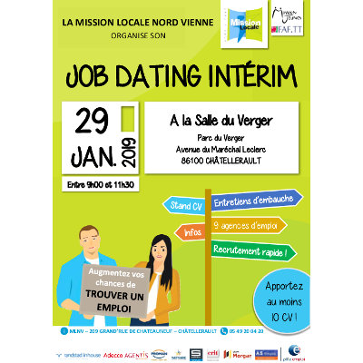 Job Dating Interim à Châtellerault