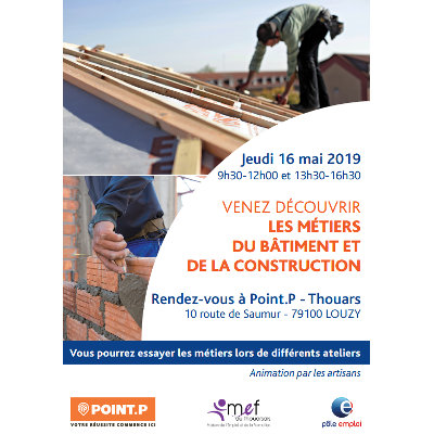 Découverte des métiers du bâtiment et de la construction dans le Nord Deux-Sèvres