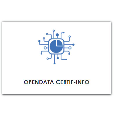 Les données de Certifinfo disponibles en opendata