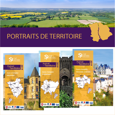 Portraits statistiques des zones d'emploi de Thouars-Loudun, Parthenay et Bressuire